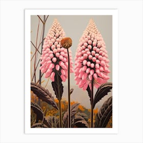 Flower Illustration Prairie Clover Art Print