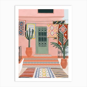 Moroccan Terrace Art Print