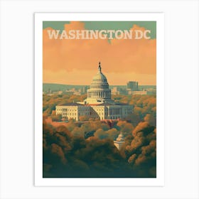 Washington Dc Travel Art Print