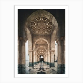 Landscapes Raw 19 Mosque (Morocco) Art Print