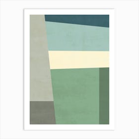 Abstract Painting - Green 03 Art Print