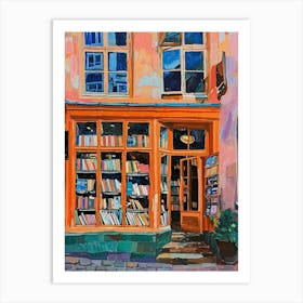 Copenhagen Book Nook Bookshop 2 Art Print