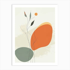 Abstract Flowers 3 Art Print