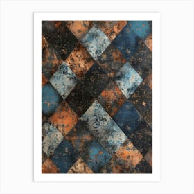 Rusty Tiles Art Print