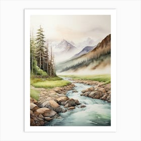 Mountain Stream.16 Art Print