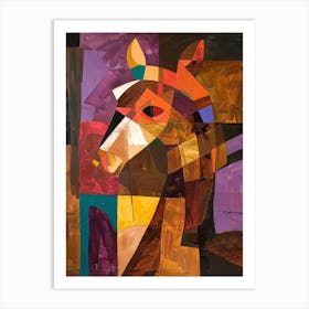 Abstract Horse 1 Art Print