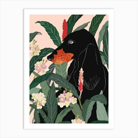 Hidden In The Greenery Art Print