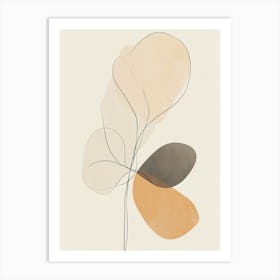 Abstract Leaf Canvas Print Art Print