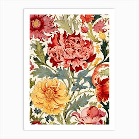 Floral Pattern 75 Art Print