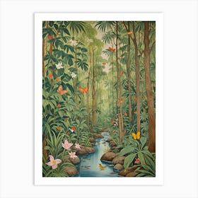 Jungle Stream Art Print