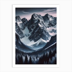 Mountains Art Print