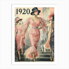 Aihrgdesign A Vintage Poster For A Parisian Fashion Show In 1 Ce2f4d45 A9a5 4f01 B45a 6555ecd49e2e 3 Poster