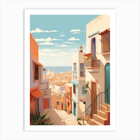 Casablanca Morocco 4 Illustration Art Print