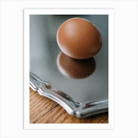 Egg On A Tray Art Print