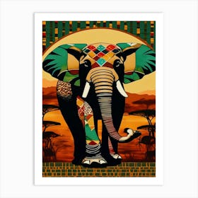 African Elephant 3 Art Print