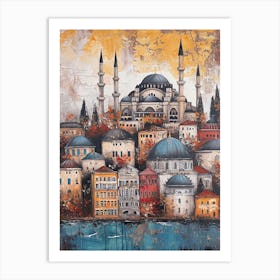 Kitsch Istanbul Illustration 4 Art Print