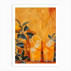 Orange Iced Tea 1 Art Print