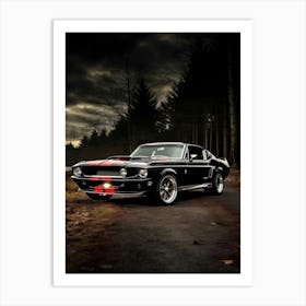 Ford Mustang 20 Art Print