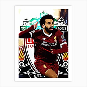 Mohamed Salah liverpool Art Print