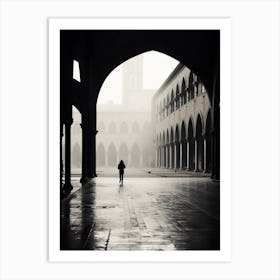 Ferrara, Italy,  Black And White Analogue Photography  1 Art Print