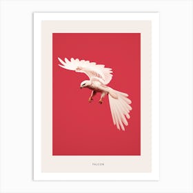 Minimalist Falcon 2 Bird Poster Art Print