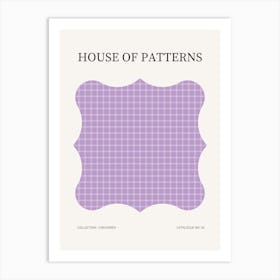 Checkered Pattern Poster 27 Art Print