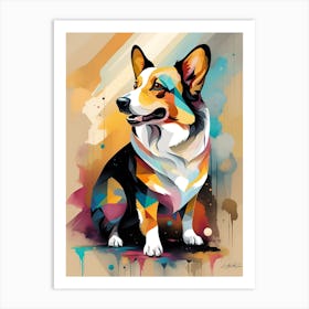 Corgi 2 Art Print