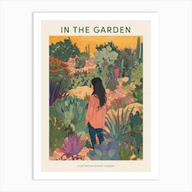 In The Garden Poster Huntington Desert Garden Usa 3 Art Print