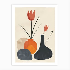 Cute Abstract Objects Collection 11 Art Print