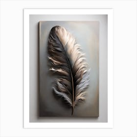 Feather Painting Art Print