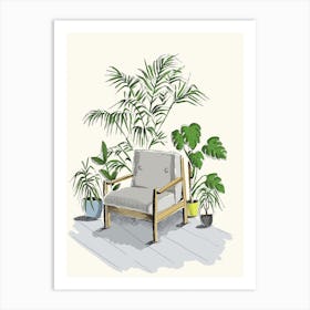 Chair In A Corner Art Print