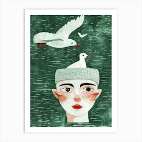 Seagulls 19 Art Print