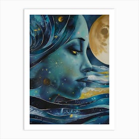 'The Moon' Art Print