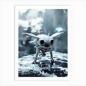 Drone On Ice Art Print