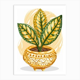 Plant In A Pot 57 Art Print