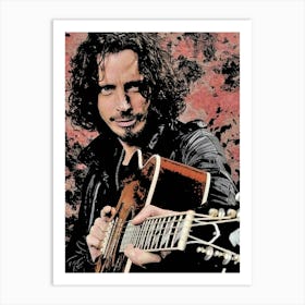 Audioslave Chris Cornell 11 Art Print