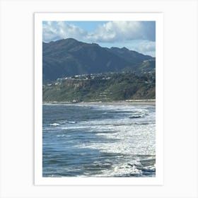 California Beach Art Print