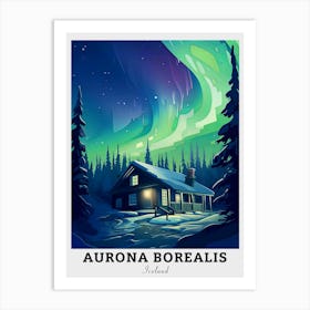 Aurora Borealis Travel Art Print