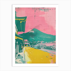 Kanazawa Japan Duotone Silkscreen 1 Art Print