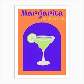 Margarita On The Rocks Art Print