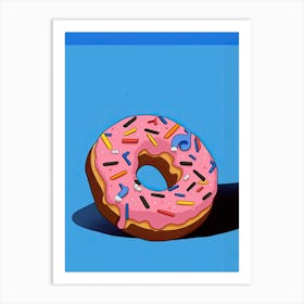 Classic Donuts Illustration 6 Art Print