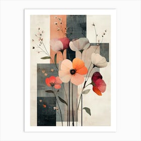 Flowers In A Vase 23 Art Print