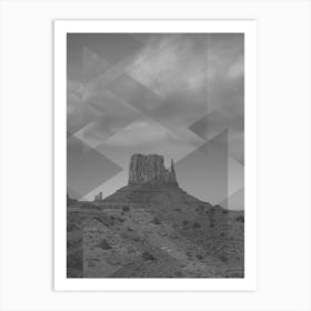 Landscapes Scattered 4 Monument Valley Art Print