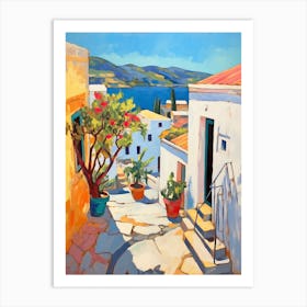 Crete Greece 4 Fauvist Painting Art Print