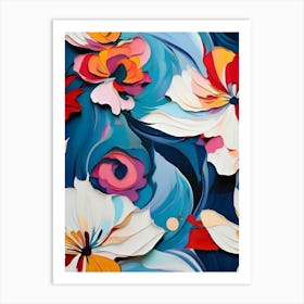 Paper Flowers 10 Art Print