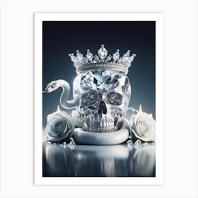 Luxury Skull Enigma 4 Art Print