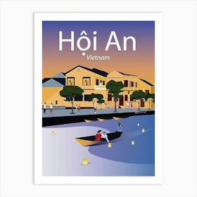 Hoi An Travel Print Hoi An Poster Vietnamese Art Print