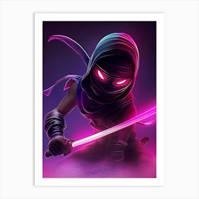 Ninja Warrior Art Print