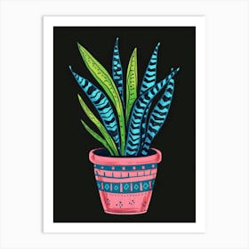 Plant In A Pot 41 Art Print