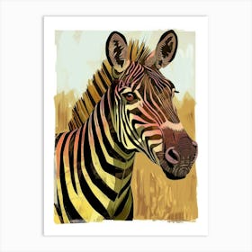 Zebra 30 Art Print